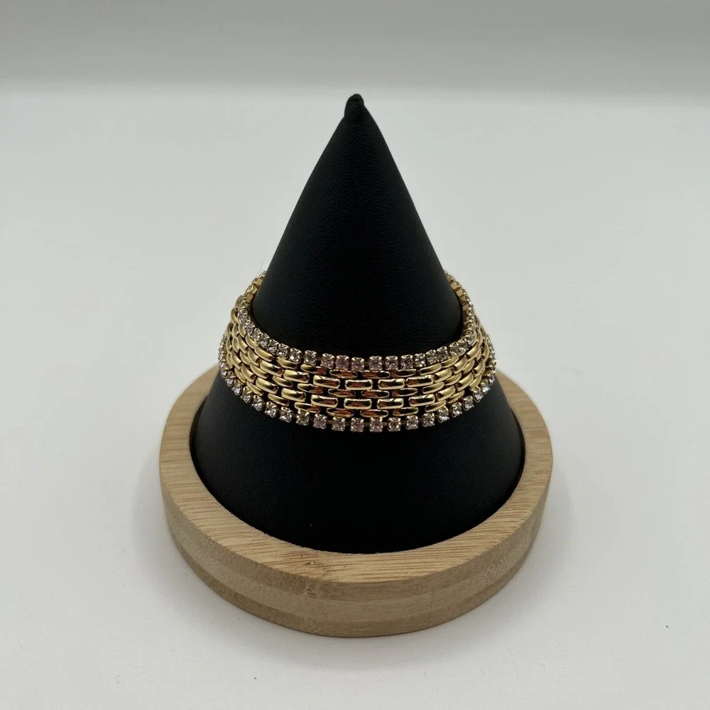 KJL Bracelet Gold-Tone Mesh 7-1/2